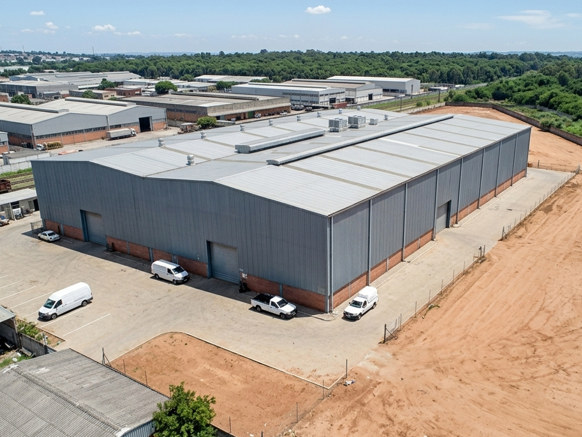 Foto ilustrativa de obra de desmobilização industrial